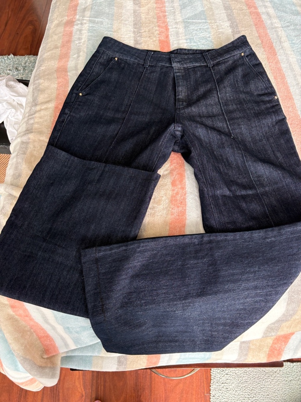 Michael Kors Dark Indigo Straight-Leg Jeans